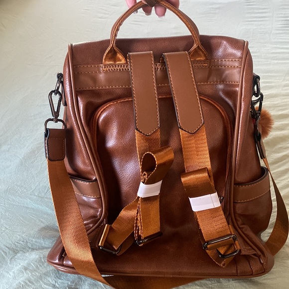 Small Brown Backpack - Picture 2 of 4